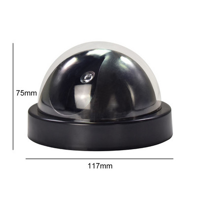 Lažna kamera Unutarnja vanjska lažna nadzorna kamera Kreativna plastična kupolasta CCTV lažna kamera Nadzorna kamera na baterije