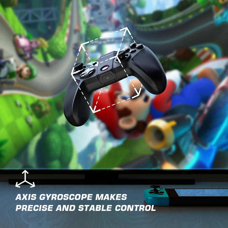 „GameSir G4 Pro“ belaidžio „Bluetooth“ valdiklio žaidimų pultelis, skirtas „Nintendo Switch Apple Arcade MFi“ žaidimui „Xbox Cloud Gaming“ Android kompiuteriui