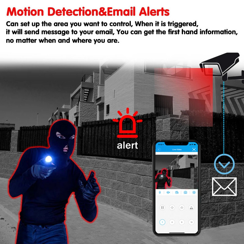 4K 8MP AHD kamera 5MP 2MP CCTV vaizdo stebėjimo namų apsauga, lauko apsauga, vandeniui atspari balta kulkos spalvos naktinio matymo kamera 1080p