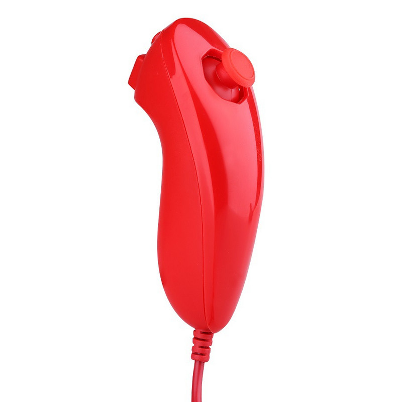 Ovládač Wii Nunchuck Joystick Gamepad, kompatibilný s Nintendo Wii a Wii U, náhradné herné ovládače, príslušenstvo ku konzolám