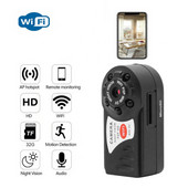 Bezvadu IP kamera Mini videokamera ierakstītājs infrasarkanais nakts redzamības mazās kameras Dropshippin Mini Q7 kamera 1080P Full HD Wifi