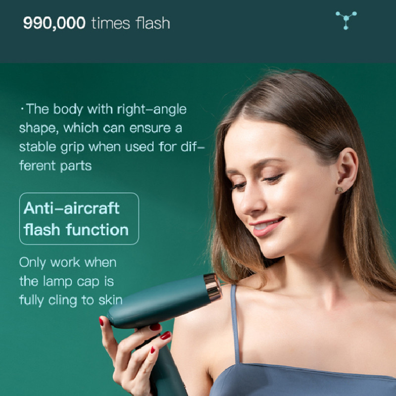 Αποτρίχωση Laser Αποτρίχωση Μόνιμη IPL Photoepilator Painless Electric Epilator Machine 990000 Flashes Pulsed Light Αποτριχωτική συσκευή