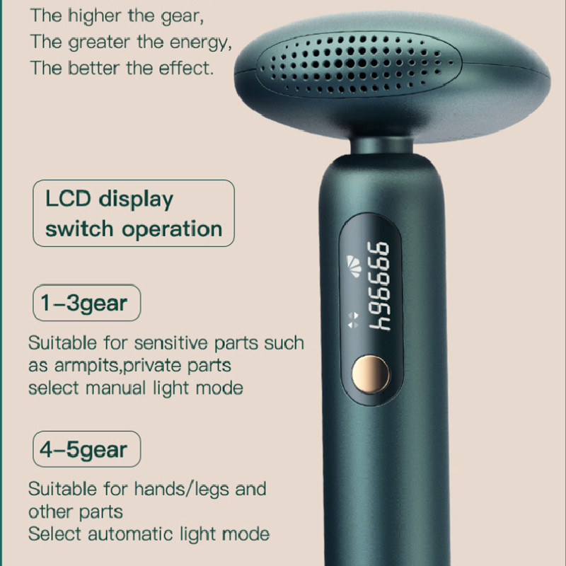 Αποτρίχωση Laser Αποτρίχωση Μόνιμη IPL Photoepilator Painless Electric Epilator Machine 990000 Flashes Pulsed Light Αποτριχωτική συσκευή