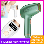 Professional Permanent IPL Laser Depilator 990000 Flash LCD Laser Hair Removal Photoepilator Head Painless Hair Depilator