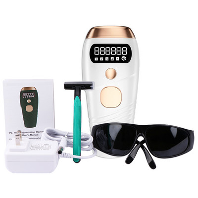Professional Permanent IPL Laser Depilator 990000 Flash LCD Laser Hair Removal Photoepilator Head Painless Hair Depilator