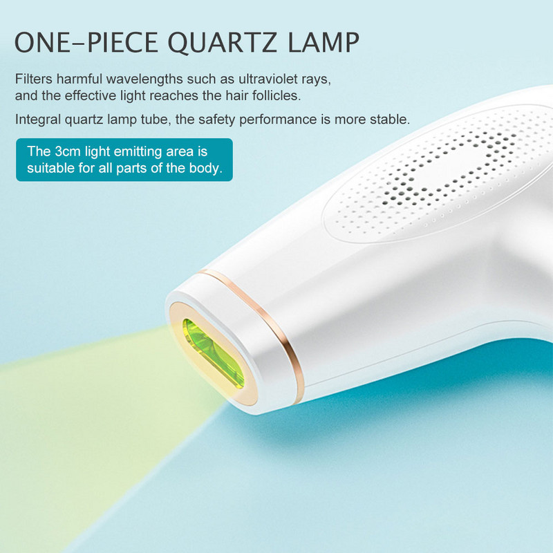 Professional Permanent IPL Laser Depilator 990000 Flash LCD Laser Hair Removal Photoepilator Head Painless Hair Depilator