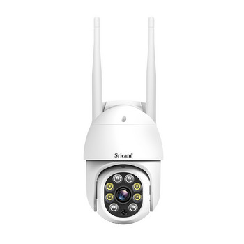 Sricam SP028 HD1080P Starlight WIFI IP камера IP66 Водоустойчива външна CCTV PTZ камера AI Разпознаване на човешко тяло Цветно нощно виждане