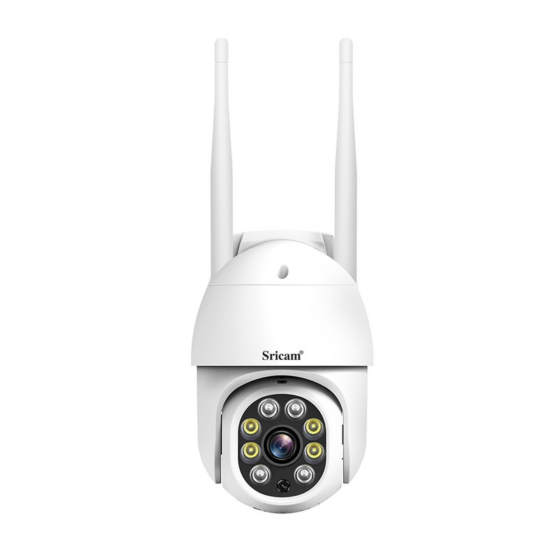 Sricam SP028 HD1080P Starlight WIFI IP kamera IP66 vandeniui atspari lauko CCTV PTZ kamera AI žmogaus kūno aptikimo spalvos naktinis matymas