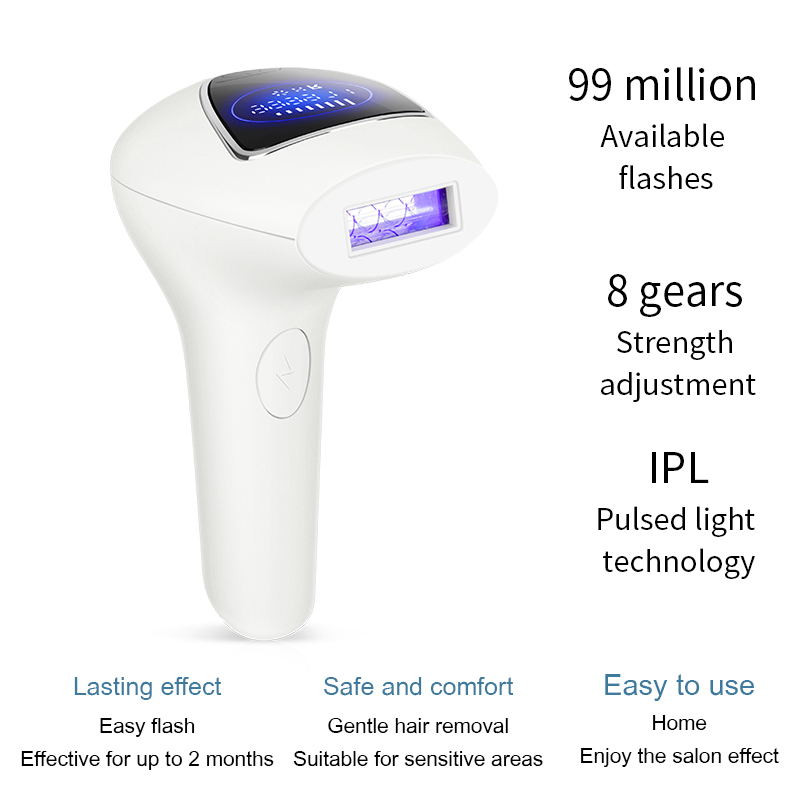 YUKUI 2022 990000 Flashes Lazerinis epiliatorius Nuolatinis IPL Fotoepiliatorius Kūno Plaukų šalinimas Depiladora Neskausmingi elektriniai epiliatoriai