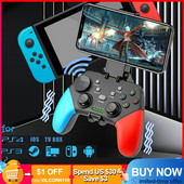 VILCORN 2.4G belaidis žaidimų pultelis, suderinamas su Nintendo Switch PC PS3 PS4 valdikliu, skirtas IOS Android mobiliojo telefono USB vairasvirtei