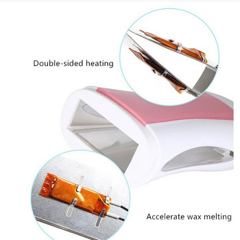 Roll On Wax Heater Set Melt Depilation Μηχάνημα αποτρίχωσης Θερμότερο κιτ εργαλείων αποτρίχωσης Μηχάνημα αποτρίχωσης με ταινία κεριού 2