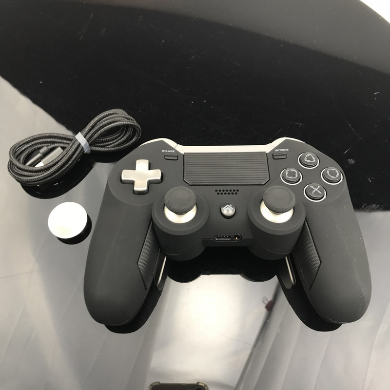 Belaidis, skirtas PS4 žaidimų pultui „Dual Vibration Elite“ žaidimų valdiklio vairasvirtė, skirta PS3/PC vaizdo žaidimų konsolei