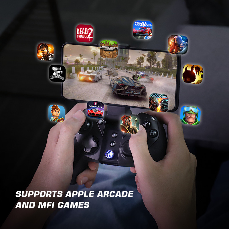 GameSir G4 Pro Switch Controller Bluetooth Wireless Gamepad, skirtas Nintendo Switch Apple Arcade ir MFi Games Android PC Joystick