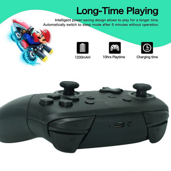 Wireless Switch Pro Controller Bluetooth геймпад за Nintendo Switch/Lite/Oled Джойстик за игри с NFC и Wake функция