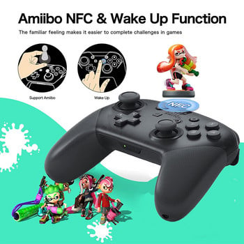 Wireless Switch Pro Controller Bluetooth геймпад за Nintendo Switch/Lite/Oled Джойстик за игри с NFC и Wake функция