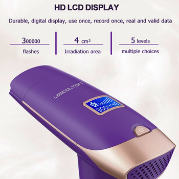 Lescolton T009X Професионален безболезнен лазерен епилатор за бръснене и епилация Перманентен IPL устройства за домашна употреба за жени