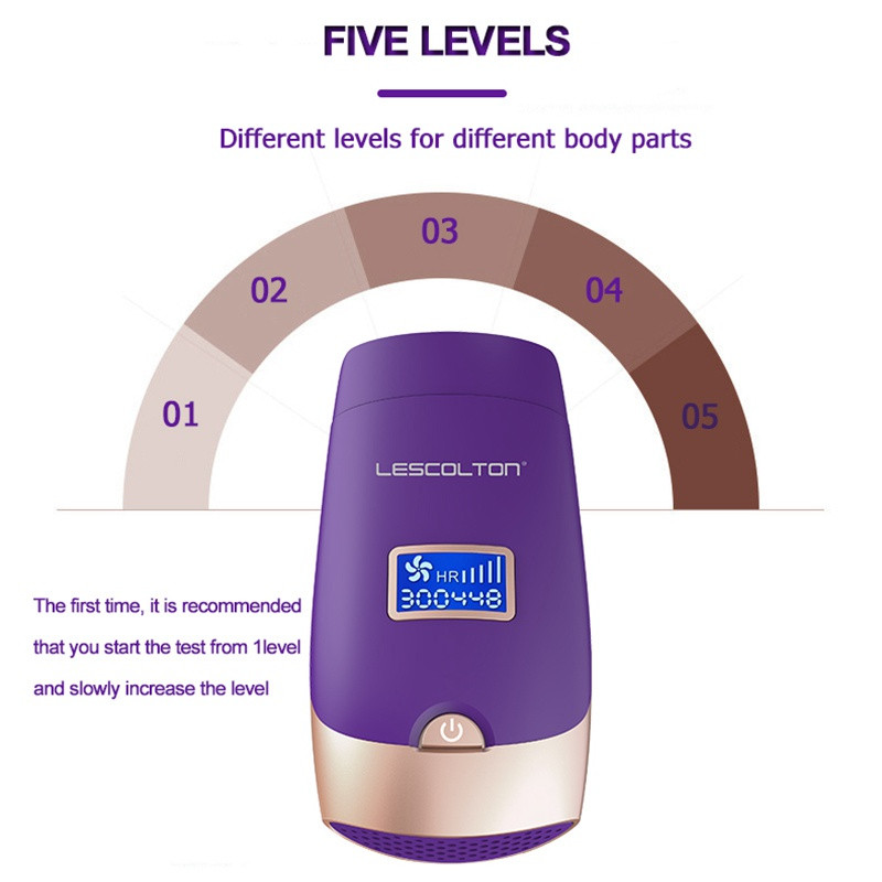 „Lescolton T009X“ skutimosi ir plaukų šalinimo profesionalus neskausmingas lazerinis epiliatorius nuolatiniam naudojimui namuose IPL prietaisai moterims