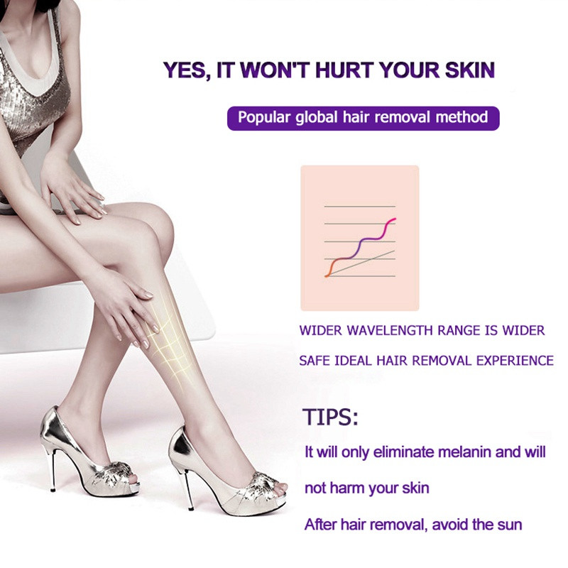 „Lescolton T009X“ skutimosi ir plaukų šalinimo profesionalus neskausmingas lazerinis epiliatorius nuolatiniam naudojimui namuose IPL prietaisai moterims