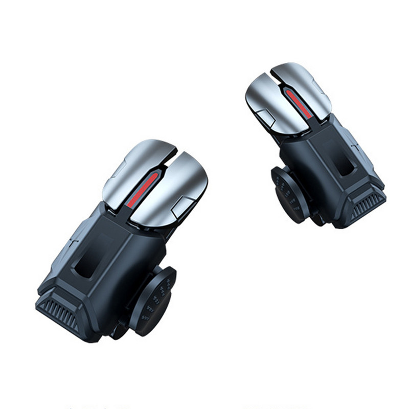 1 par kontrolera za igru sa 6 prstiju, gamepad, osjetljiv na gaming, cilj, okidači za pucanje, gumb joystick za PUBG Mobile