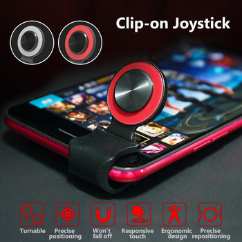 Чисто нов A9 Джойстик за мобилен телефон Смартфон Мини Джойстик със сензорен екран Универсална скоба за щипка за телефон Таблет Аркадна игра