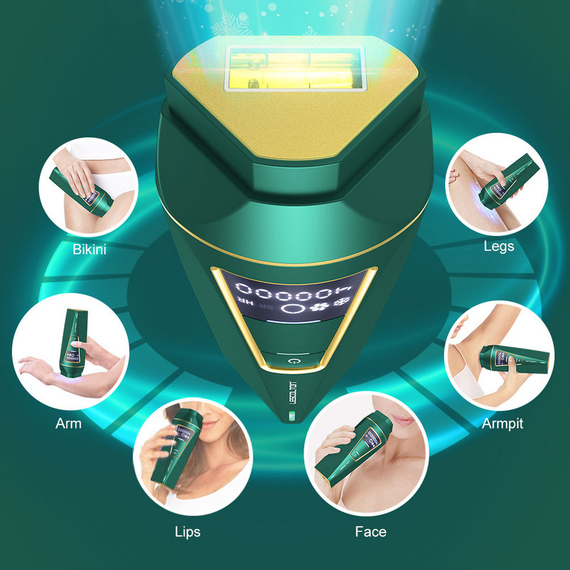 LESCOLTON Laser Hair Removal IPL Epilator για γυναίκες και άνδρες Αποτρίχωση με λέιζερ 400000 Flashes Permanent Hair Removal Device-T015C