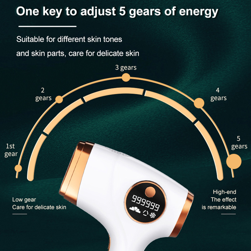 999999 Bljeskalice Profesionalni laserski uređaj za uklanjanje dlačica za žene Epilator Trajno uklanjanje dlačica Trimer Brijač Alati za depilaciju