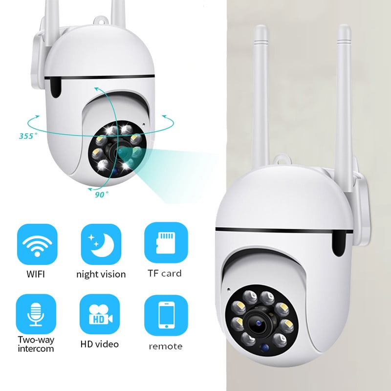 Baduglobal.ro Cameră IP 3MP 2.4G+5G Wireless WiFi Viziune de noapte Cameră  de supraveghere video CCTV cu detectie de mișcare Monitor VI365 -  Baduglobal.ro