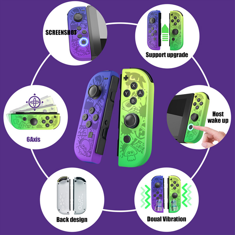Juhtmeta mängupuldi Joy-Con kontroller Nintendo Switchi / Oled mängukonsooli juhtkangi jaoks