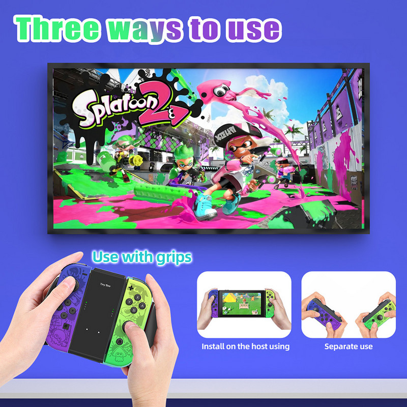 Juhtmeta mängupuldi Joy-Con kontroller Nintendo Switchi / Oled mängukonsooli juhtkangi jaoks