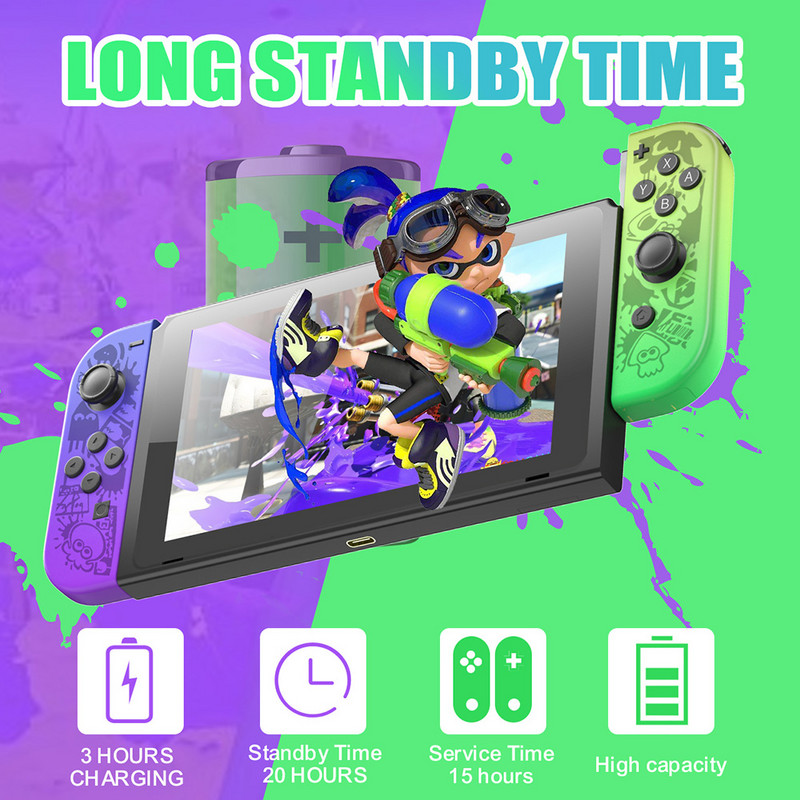 Juhtmeta mängupuldi Joy-Con kontroller Nintendo Switchi / Oled mängukonsooli juhtkangi jaoks