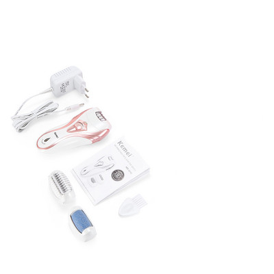 „Kemei“ įkraunamas elektrinis epiliatorius 3 viename moterų skustuvų plaukų šalinimo kirpimo mašinėlė bikini depiliacinė kojos kūno pėdų pedikiūras