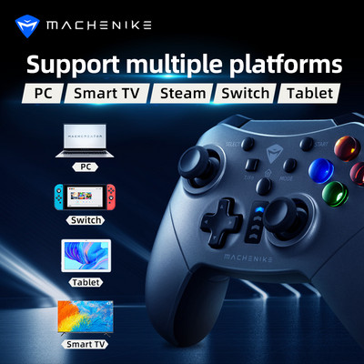 „Machenike HG503“ belaidis žaidimų pultelis, vibruojantis vairasvirtė USB belaidis žaidimų valdiklis, skirtas „Switch PS3“ „Windows Steam TV“