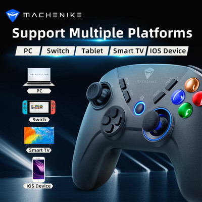 „Machenike HG503“ belaidis žaidimų pultelis, vibruojantis vairasvirtė USB belaidis žaidimų valdiklis, skirtas „Switch PS3“ „Windows Steam TV“