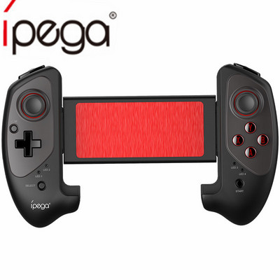 Надграден Ipega 9083S Безжичен контролер за игри Bluetooth Геймпад за iOS / Android PG-9083S Подложка с телескопична дръжка
