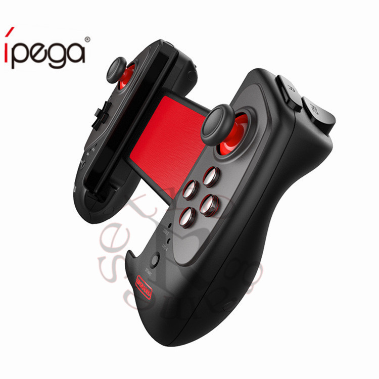 Továbbfejlesztett Ipega 9083S vezeték nélküli játékvezérlő Bluetooth játékvezérlő iOS / Android PG-9083S teleszkópos fogantyúhoz