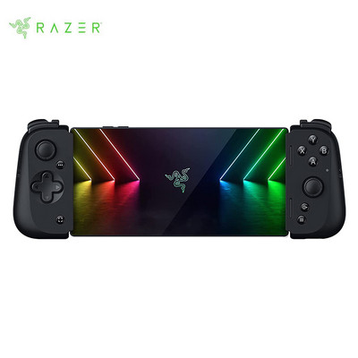 „Razer Kishi V2“ mobilusis žaidimų valdiklis, skirtas „Android“: konsolės kokybės žaidimų valdikliai – universalus pritaikymas su ištraukiamu tilteliu