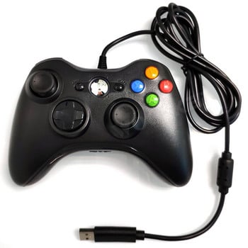 Ενσύρματο χειριστήριο USB για Xbox 360/ PC Windows 7/8/10 Αξεσουάρ παιχνιδιών Gamepad Joystick για Xbox360