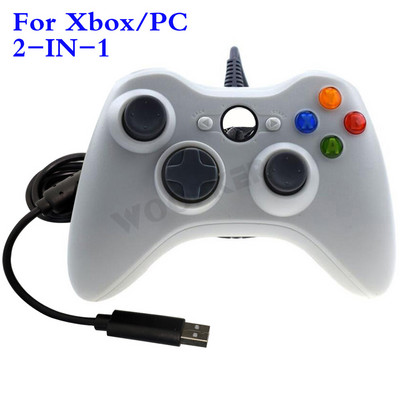 Controler prin cablu USB pentru Xbox 360/PC Windows 7/8/10 Accesorii pentru jocuri Gamepad Joystick pentru Xbox360