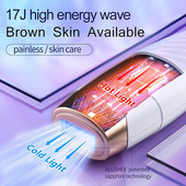 VANLISON Sapphire neskausmingas nuolatinis epiliatorius Geriausias IPL plaukų šalinimo lazeriu namų prietaisai, tinkami rudai odai moterims, vyrams, bikiniai