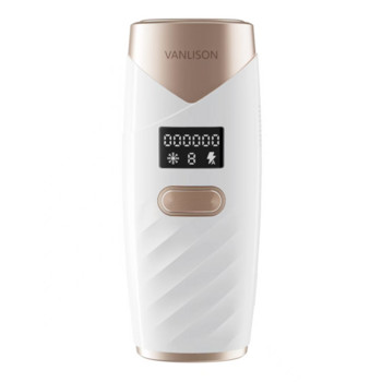 VANLISON Sapphire Безболезнен перманентен епилатор Най-добрият IPL лазер за епилация Домашни устройства Подходящи кафява кожа Жени Мъже Бикини