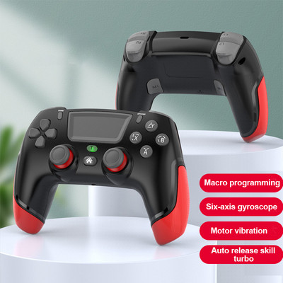 Ασύρματο χειριστήριο παιχνιδιών VILCORN Elite για PS4 Slim/Pro Dual Vibration Gamepad PC USB με Joystick γυροσκόπιο έξι αξόνων