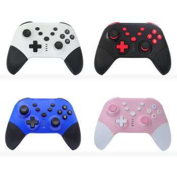 Безжичен Bluetooth геймпад за Switch Host Game Controller Joystick 6-axis Girl Pink Handle For NS Switch / PC / PS3 / Android