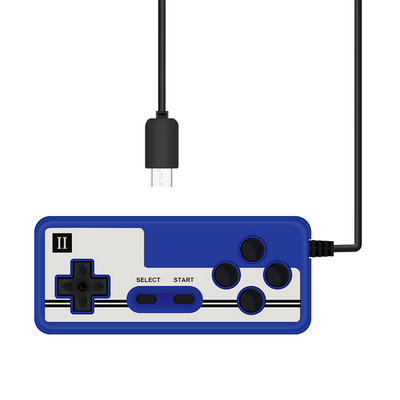 Retro hordozható mini kézi vezetékes joystick távvezérlő FC játékkonzolhoz