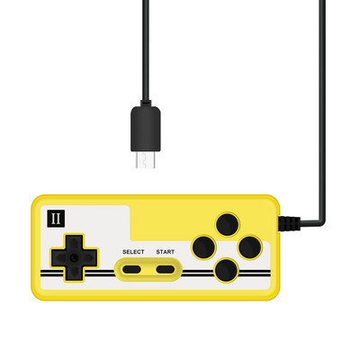 Retro hordozható mini kézi vezetékes joystick távvezérlő FC játékkonzolhoz