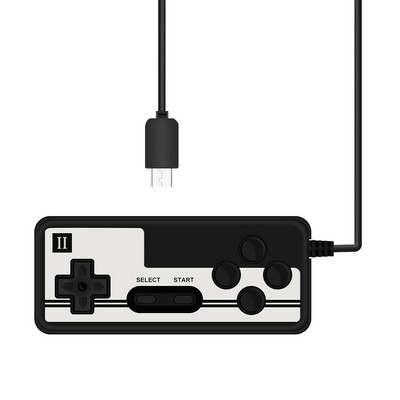 Retro hordozható mini kézi vezetékes joystick távvezérlő FC játékkonzolhoz