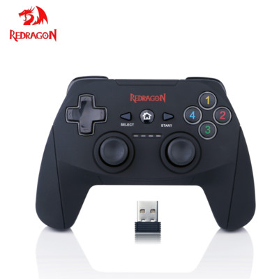 Redragon Harrow G808 bezvadu kontrolieris datorspēļu kontrolieris dubultās vibrācijas kursorsvira operētājsistēmai Windows PC PS3 Playstation Andro