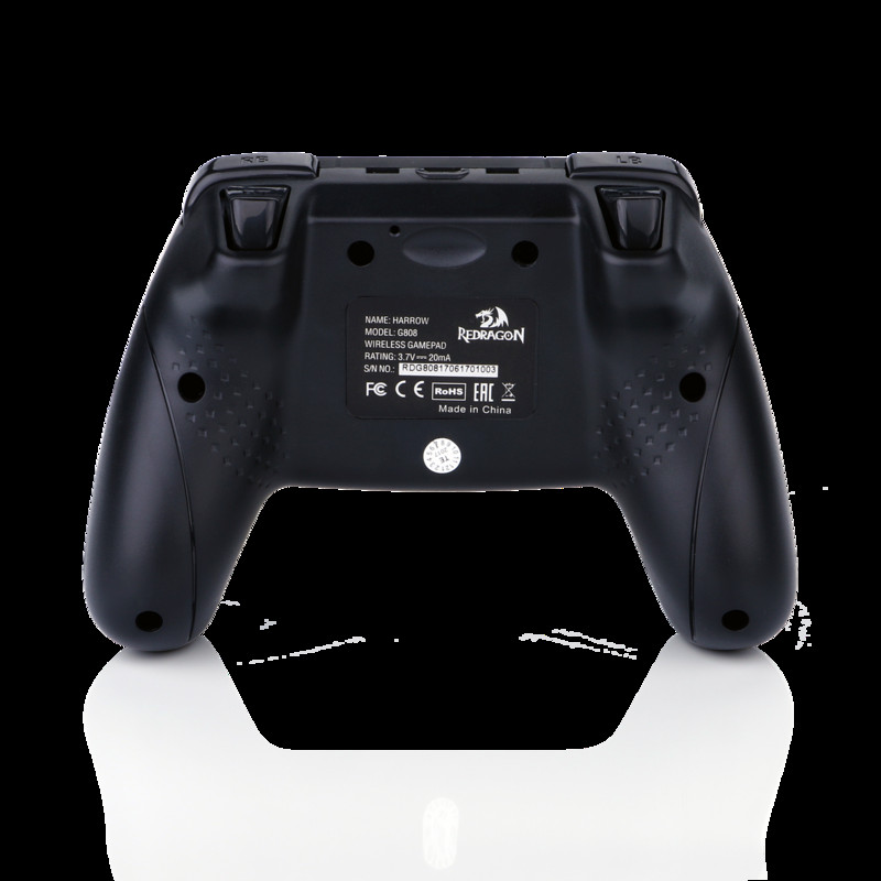 Redragon Harrow G808 belaidis valdiklis kompiuterinių žaidimų valdiklis dvigubos vibracijos vairasvirtė, skirta Windows PC PS3 Playstation Andro