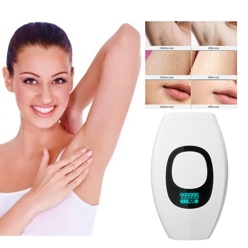 Elektrinis lazerinis IPL impulsinis epiliatorius rankinis neskausmingas kūno plaukų šalinimo instrumentas Depiliacija skutimosi peiliuku namų naudojimui