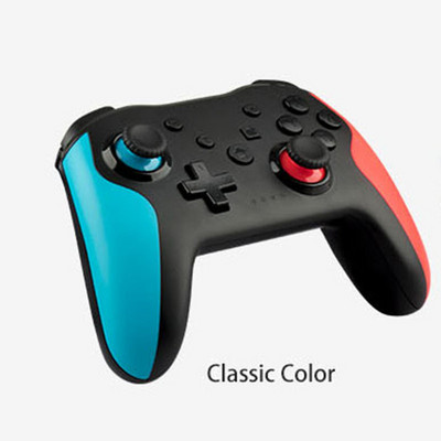 Skaidrus lED belaidis valdiklis BT 2.4G, skirtas Nintendo Switch Pro PC planšetiniam kompiuteriui PS3 Tesla Shock Joystick žaidimų pulto žaidimui