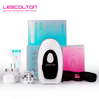 Lescolton IPL plaukų šalinimo skystųjų kristalų lazerinis epiliatorius ICE Cool neskausminga ilgalaikė fotoepiliacija vyrams moterims namų elektrinis depiliatorius